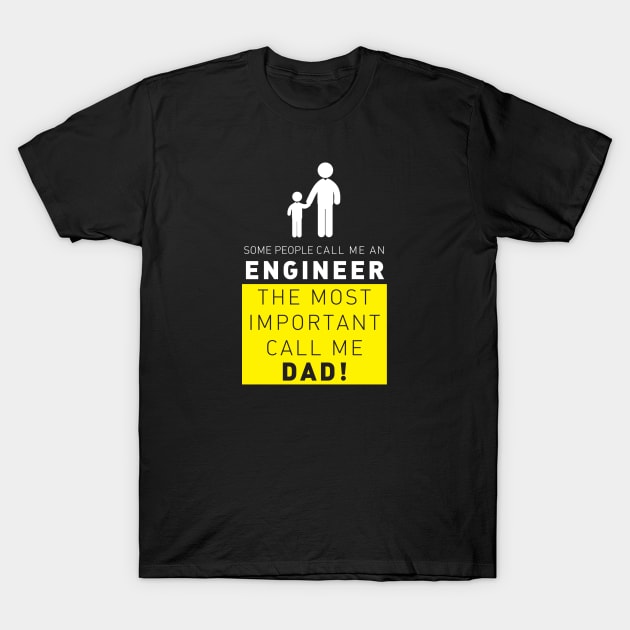 best Engineer Dad T-Shirt by mooby21